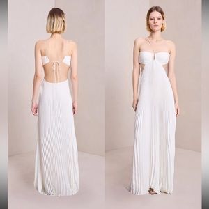 A.L.C. Moira Cut-Out Maxi Dress - Whisper White
